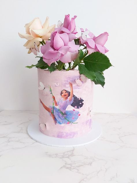 Isabela Encanto Cake, Encanto Cake Isabella, Isabella Encanto Cake, Encanto Isabela Cake, Isabela Madrigal Cake, Isabella Cake, Isabela Cake Encanto, Encanto Cake Ideas, Pastel Isabela Madrigal