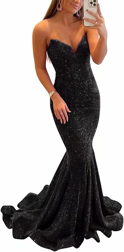 Purple Prom Dress, Evening Party Gowns, Sequin Evening Dresses, Black Prom Dress, Sequin Prom Dresses, Womens Cocktail Dresses, Women Formals, Mermaid Evening Dresses, Evening Gowns Formal