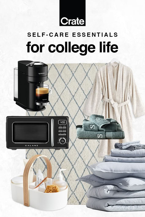 Find dorm room inspo, dorm room ideas, dorm room decor and more in The Dorm Shop. Dorm essentials start at $3.95. College First Aid Kit, Esthetic School, Apartment Layout Ideas, College Dorm Checklist, College Dorm Room Inspiration, Dorm Checklist, Room Ideas Dorm, Dorm Shopping, College Room Decor