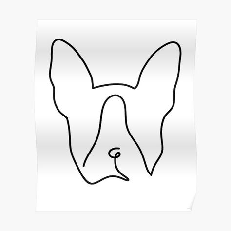 Boston Terrier Ear Tattoo, Boston Terrier Tattoo Outline Ears, Boston Terrier Tattoo Small Outline, Simple Boston Terrier Tattoo, Boston Terrier Line Tattoo, Boston Terrier Doodle, Boston Terrier Outline Tattoo, Boston Terrier Line Drawing, Boston Terrier Line Art