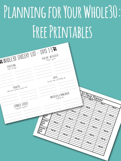 Are you busy planning and preparing for your whole30? These free printable planners will help you out a ton. Check out the free whole30 grocery list template and the whole30 meal plan template. The meal plan template fits your whole plan on ONE page. Whole30 Meal Plan, Meal Plan Template, Free Grocery List, 30 Diet, Stomach Fat Loss, Whole 30 Meal Plan, Grocery List Template, Paleo Meal Plan, Whole 30 Diet