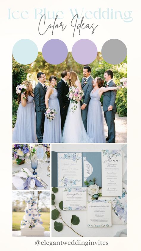 Blue Lavender Wedding Theme, Blue Lilac Wedding, Wedding Color Schemes Periwinkle, Light Purple And Blue Wedding Theme, Pastel Purple And Blue Wedding, Lilac Dusty Blue Wedding, Dusty Blue And Lilac Wedding Theme, Lilac And Blue Wedding Theme, Periwinkle Wedding Theme Color Schemes