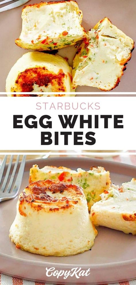 Starbucks Egg White Red Pepper, Starbucks Egg White Bites Recipe, Egg White Bites Recipe, Recipe Cottage Cheese, Starbucks Egg White Bites, Starbucks Egg Bites Recipe, Egg White Bites, Lite Recipes, Egg White Recipes