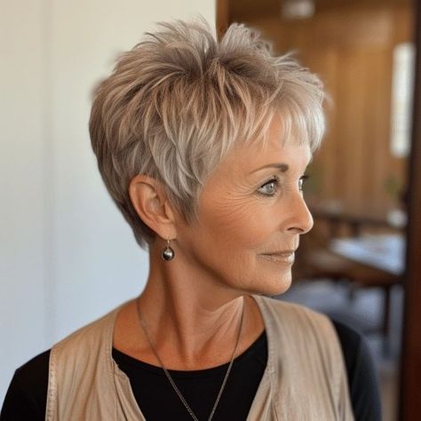 100+ Classic Short Haircuts for Older Women Ladies Short Hair Styles Older Women, Short Gray Hairstyles For Women Over 50, 70 Yr Old Hairstyles, Short Hairstyle Older Woman, Short Spiky Haircuts For Fine Hair, Pixie Hairstyles For Older Women Over 60, Pixie Haircuts For Women Over 60, Pixie Haircut For Older Women Over 60, June Hairstyles