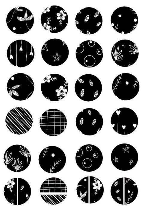 Instagram Icons|Story Covers Scrapbook Stickers Printable Black And White, Bujo Black And White, Black Aesthetic Stickers Printable, Black Journal Stickers, Aesthetic Black And White Stickers, Aesthetic Stickers Printable Black, Black And White Journal Stickers, Black Stickers Aesthetic Printable, Journal Stickers Black And White