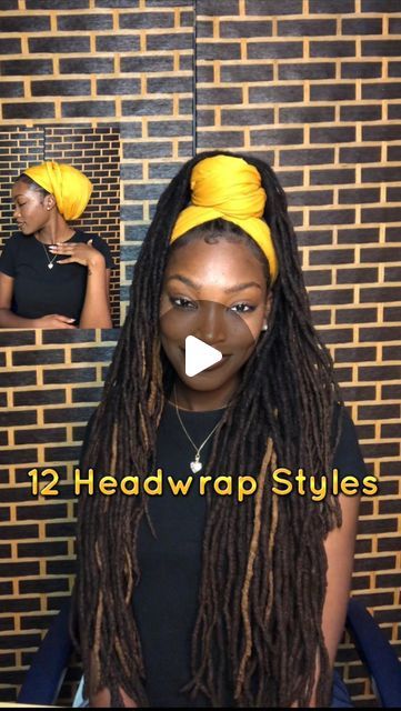 Latonya | Locs | Island Life on Instagram: "12 quick and easy wrap styles 💛 | YT tutorial live on my channel: LatonyaTropicana 🫶🏾  (We made it to 500+ subscribers with only 4 videos 🥹🥹🥹)   Which one is your favourite?   After my birthday post, I got a few requests for a wrap tutorial so here we go ☺️! Enjoyyy 😘 . . . . . . . . . . .  . ###wraps #wrapstyles #locs #blackwomen #naturalhair #blackgirls #longlocs #blackgirlsrock #hair #locs #loclivin #locjourney #locnation #locd #locqueen #blackisbeautiful #blackbloggers #melaninmagic #caribbeangirl #hairreels #womenwithlocs #islandgirl #bl6ckgirls #locstyles #dreads #bhfyp #reels #explorepage" Diy Loc Hairstyles Black Women, Locs And Fashion Black Women, How To Wrap Locs At Night, Locs With Head Wrap, Loc Wrap Styles, Locs Headwrap Styles, Easy Loc Hairstyles, Head Wrap Styles For Locs, Medium Locs Hairstyles