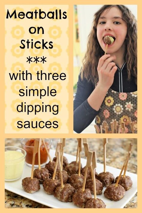 Dipping Sauce For Meatballs Appetizers, Meatballs With Dipping Sauce, Dip For Meatballs, Meatball Dipping Sauce Recipes, Dipping Sauce For Meatballs, Meatball Dip, Meatballs For Kids, Meatball Dipping Sauce, Kid Friendly Meatballs