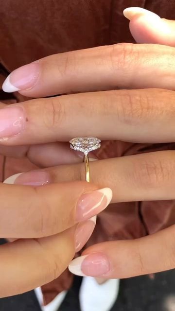 Ascot Diamonds Atlanta on Instagram: "A modern #hiddenhalo solitaire engagement ring ✨❤️ . featuring a beautiful 2 carat oval cut diamond #gia certified . . . . #ovalengagementring #engagementring #ascotdiamonds #ascotdiamondsatlanta #solitaireengagementring #ovaldiamond #diamonds" Ascot Diamonds, Gold Oval Engagement Ring, Gold Band Engagement Rings, Classy Engagement Ring, Oval Cut Diamond Engagement Ring, Pretty Engagement Rings, Oval Solitaire Engagement Ring, Prong Engagement Rings, Cute Engagement Rings