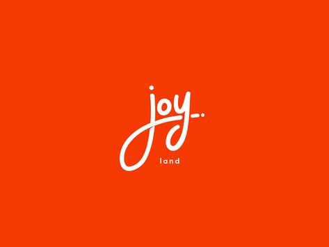 Logo Script, Joy Design, Joy Logo Design Ideas, Joy Typography, Playful Logo, Spring Logo, Joy Logo, Pretty Logo, Business Fonts