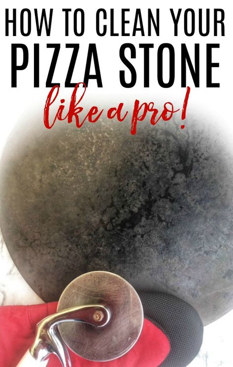 Tired of dealing with a dirty pizza stone? Pizza stones can get sticky over time. Check out how to clean a pizza stone. You can clean pizza stone like a pro!  via @juliefrugally How To Clean A Pizza Stone Pampered Chef, How To Clean A Pizza Stone, Clean Pizza Stone, Pizza Stone Recipes, Pampered Chef Pizza Stone, How To Clean Stone, Pizza Stones, Cleaning Naturally, Dusting Spray