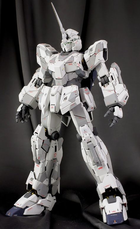 GUNDAM GUY: PG 1/60 RX-0 Unicorn Gundam - Painted Build Perfect Grade, Gundam Toys, Unicorn Gundam, Armored Core, Gunpla Custom, Frame Arms, Custom Gundam, Gundam Art, Mecha Anime