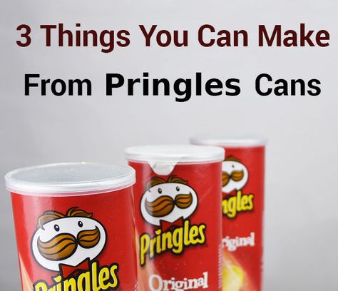 Picture of 3 Things You Can Make From Pringles Cans Crafts Using Pringles Can Ideas, Things To Do With Pringles Cans, Reuse Recycle Repurpose, Pringles Can, Edging Ideas, Toothpaste Dispenser, Reuse Recycle, Can Crafts, Diy Stuff