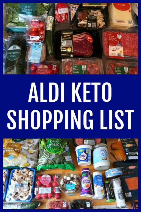 ALDI Keto Shopping List On A Budget For Beginners or Starting Keto again in 2022 – everything you NEED to put on your grocery list from ALDI Supermarkets that’s Low Carb & Ketogenic Diet Friendly. Aldi Keto Shopping List, Aldi Shopping List, Keto List, Low Carb Shopping List, Aldi Meal Plan, Aldi Shopping, Keto Diet Results, Keto Shopping List, Ketogenic Diet Food List