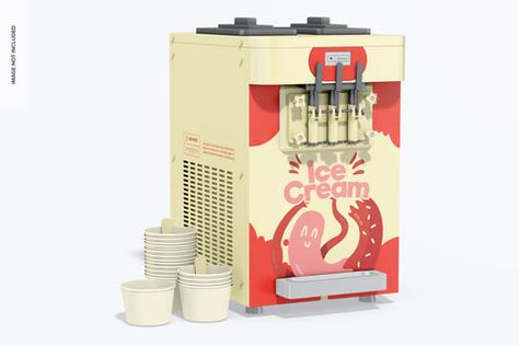 60s Diner, Soft Serve Machine, Kitchen Appliances Design, Snack Shop, Soft Serve Ice Cream, Ice Machine, Make Ice Cream, Ice Cream Machine, Ice Cream Truck