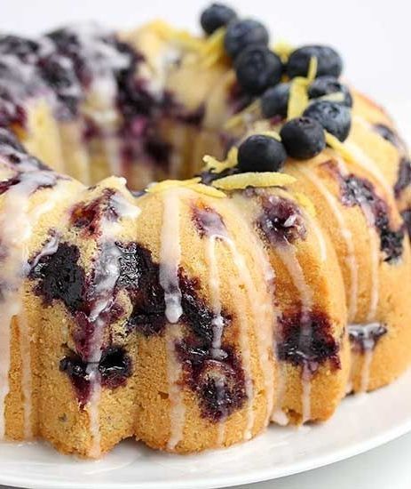 Berry and citrus flavors make for a delicious take on a classic pound cake. Pound Cake Southern Living, Blueberry Lemon Pound Cake, Lemon Blueberry Pound Cake, Blueberry Bundt, Blueberry Desserts Recipes, Blueberry Bundt Cake, Blueberry Pound Cake, Grandbaby Cakes, Blueberry Cake Recipes