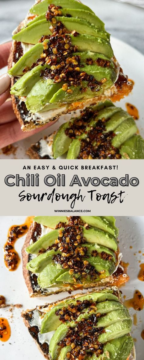 Things To Make For Breakfast, 5 Minute Breakfast, Sourdough Toast, Sliced Avocado, Avocado Toast Egg, Recipe For Breakfast, Toasted Bread, Food Eating, Weekend Breakfast