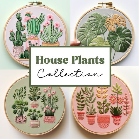 Plant Embroidery, Water Soluble Paper, Bundle Pack, Hand Embroidery Art, Plant Collection, Future Design, Hand Embroidery Patterns, Plant Design, Hand Embroidery Designs