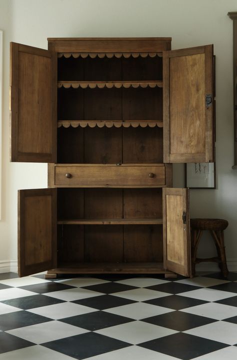 Our New Kitchen Pantry Cupboard — Your Site Title Black Arched Cabinet, Armoire Pantry, Stand Alone Pantry, Making Shelves, Wildflower Home, Pantry Cabinet Free Standing, Vintage Pantry, Mood Board Home, Arched Cabinet