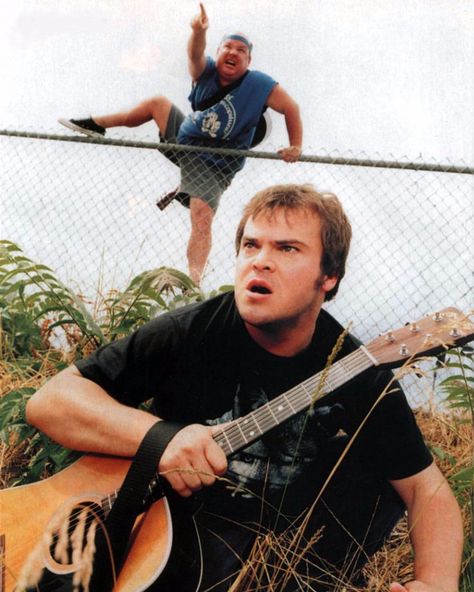 2001 - Epic Records (by Sean Murphy) #tenaciousd D Pictures, Sean Murphy, Eclectic Music, Tenacious D, Heavy Metal Art, Best Rock, Jacob Black, Music Guitar, Action Poses