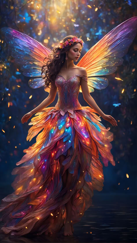 Luminous Ethereal, Fairy Lanterns, Dream Fantasy, Elves And Fairies, Fairy Dragon, Fairy Pictures, Fairy Artwork, Dragonfly Art, Disney Princess Pictures