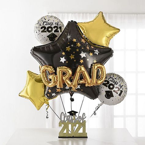 Graduation Party Balloon Decorations, Graduation Balloon Bouquets, Graduation Balloon Decorations, Balloon Room, Balloons Graduation, Graduation Party Cake, Deco Ballon, Graduation Party Themes, Graduation Party Ideas