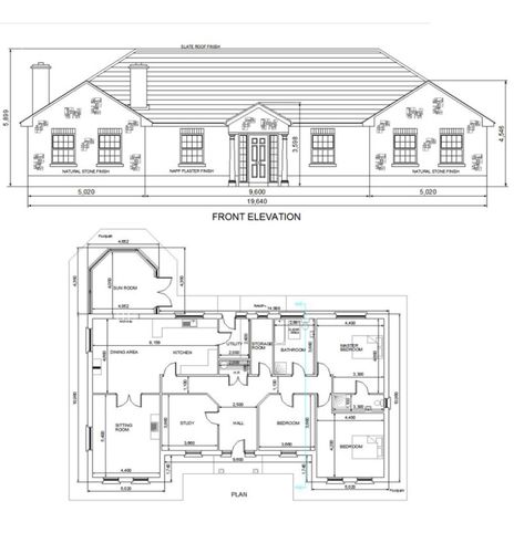 Modern Irish Bungalow, Irish House Plans Bungalow, Bungalow Plans Ireland, Irish Bungalow Design, Irish Bungalow, Bungalow Layout, Conservatory Bedroom, 1700 Sq Ft House Plans, Incredible Drawings