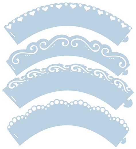 Blank Cupcake Wrapper Template Party Printables Picture cakepins.com Cupcake Wrappers Template, Diy Unicorn Cake, Moldes Para Baby Shower, Cupcake Wraps, Cupcake Wrapper, Mini Cupcake, Silhouette Template, Cupcake Holder, Cake Boss