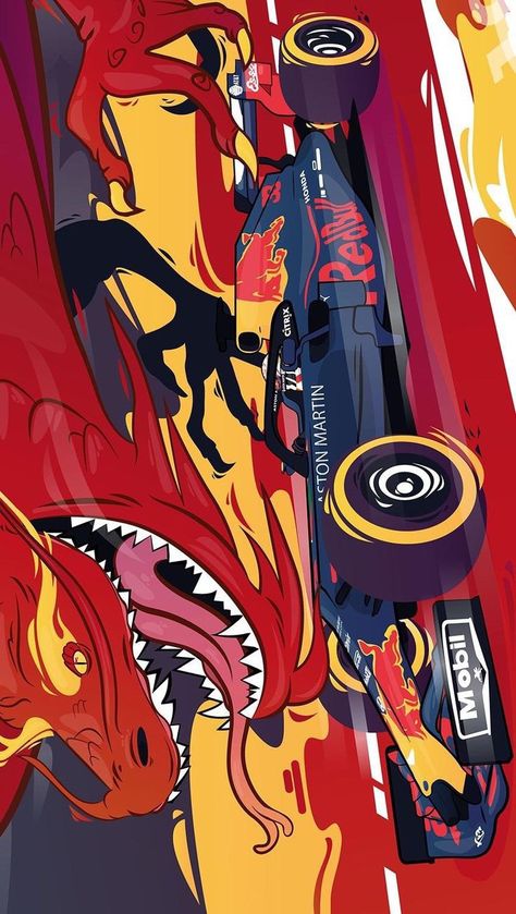 F1 Pop Art, Red Bull F1 Poster, Formula 1 Fan Art, Dessin F1, F1 Illustration, Wallpaper Formula 1, F1 Anime, Cars Challenger, Formula 1 Art