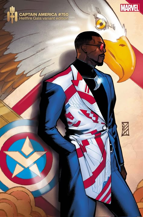 Hellfire Gala, Falcon Marvel, Marvel Superheroes Art, Black Panther Art, Sam Wilson, Black Comics, Marvel Characters Art, High Waist Short, Marvel Comic Character