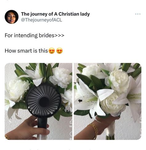 Love African Weddings🌍 | Fan attached to a Bouquet. A YES for you or a NO? #twitterdiaries _____________________________ #loveafricanweddings | Instagram Wedding Angels, African Weddings, Wedding Fans, Church Decor, African Wedding, Christian Women, Bridal Bouquet, Wedding Inspo, True Love