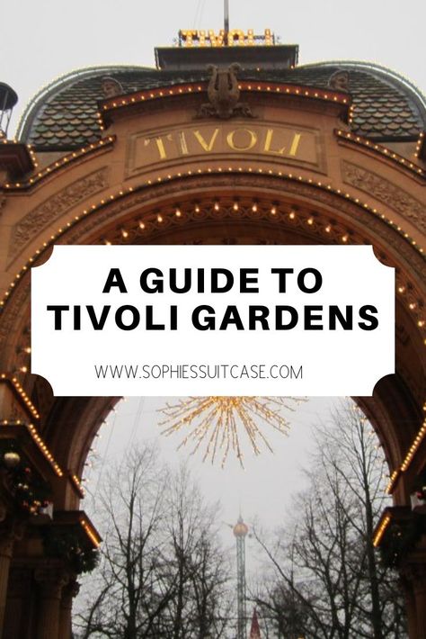 Tivoli Gardens Copenhagen, Copenhagen Travel Guide, Pleasure Garden, Adventure Goals, Copenhagen Travel, Europa Park, Europe Continent, Denmark Travel, Tivoli Gardens