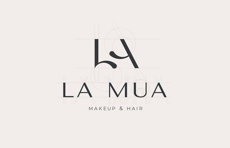 LA MUA. LOGO DESIGN Mua Logo, Top Makeup Products, Mua Makeup, Photoshop Illustrator, Photoshop Adobe, Graphic Design Logo, Design Logo, Personal Branding, Adobe Photoshop