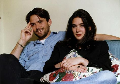 Daily Jennifer Connelly on Twitter: "Bill Campbell & Jennifer Connelly promoting Disney’s “The Rocketeer” in England (July 29, 1999)… " Jennifer Conely, Billy Campbell, Bill Campbell, The Rocketeer, Paul Bettany, Movies Quotes Scene, Disney Film, Jennifer Connelly, Movie Costumes