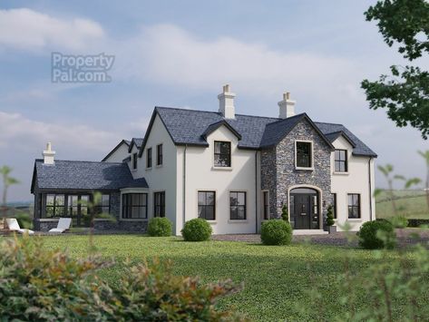 Irish House Designs, Irish House Plans, House Plans Ireland, Dormer House, House Designs Ireland, Irish Houses, Farmhouse Architecture, Plans Architecture, House Design Exterior