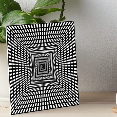 Professionally printed on firm, textured mat boards perfect for desks and shelves. Supplied with 3M velcro dots to easily affix to walls. Available in standard sizes. This "Optical Illusions 3D Art" is a unique and visually stunning piece that will blow your mind. The abstract and surreal design creates a perception-bending effect that will keep you guessing. This piece features a mix of mixed media, including 3D elements that add depth and dimension to the overall design. This artwork is perfec Edward Mason, Art Illusion, Optical Illusion Tattoos, Illusion Tattoos, Japanese Art Samurai, Optical Illusion Tattoo, Geometric Origami, 3d Elements, Anime Posters