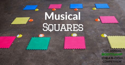 Musical Squares (Competition Entry - Finisher) - Bootcamp Ideas Bootcamp Games, Bootcamp Ideas, Card Workout, Plank Jacks, Competition Games, Beach Workouts, Boot Camp Workout, Childhood Games, Workout Games