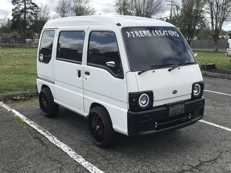 1991 Subaru Sambar micro Japanese van truck. Subaru Sambar Van, Kei Van, Honda Acty, Subaru Sambar, Suzuki Every, Suzuki Carry, Overland Truck, Suzuki Cars, Kei Car