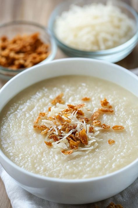 Indulge in a warm bowl of comfort with this creamy cauliflower white bean soup recipe. Packed with flavors and nutrients, this hearty soup is perfect for chilly days. The combination of tender cauliflower and protein-rich white beans creates a velvety texture that will leave you feeling satisfied and cozy. Serve it with crusty bread for a nourishing meal that will warm you from the inside out. Cauliflower White Bean Soup, Tasty Cauliflower, White Bean Soup Recipes, Bean Soup Recipe, Cauliflower Soup Recipes, Mushroom Broth, Creamy Cauliflower, Hearty Soup, Tossed Salad