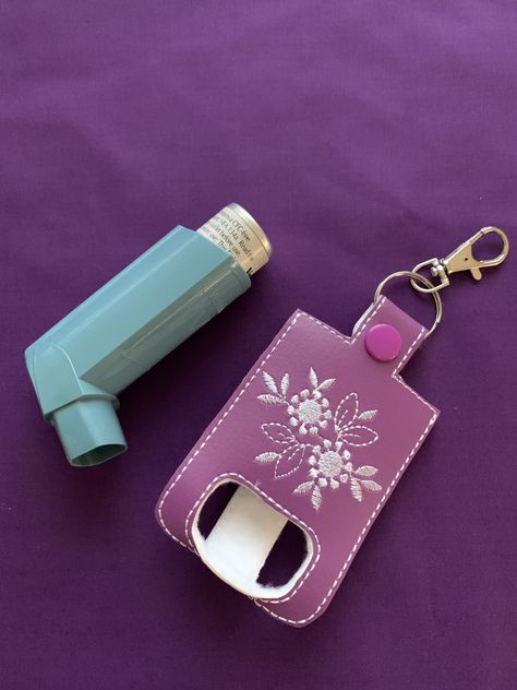 Perfect for holding your inhaler Asthma Inhaler Holder, Inhaler Holder, Inhaler Case, Cupid Valentine, Bingo For Kids, Medical Fashion, Asthma Inhaler, Note Pad Covers, Grunge Pictures