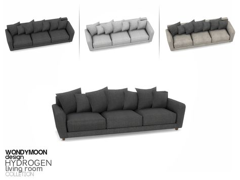 - Hydrogen Living - Sofa  Found in TSR Category 'Sims 4 Sofas & Recliners' Living Room Sims 4, Sims 4 Cc Furniture Living Rooms, Sims 4 Kitchen, Die Sims 4, Sofa Recliner, Play Sims 4, The Sims 4 Pc, Sims 4 Bedroom, Sims 4 House Building