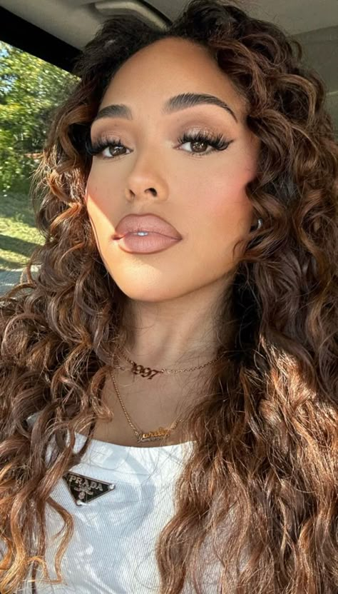 Baddie Hairstyles Latina, Jordan Woods, Ginger Hair Color, Ethnic Hairstyles, Jordyn Woods, Hair Life, Baddie Hairstyles, Hair Inspo Color, Ginger Hair