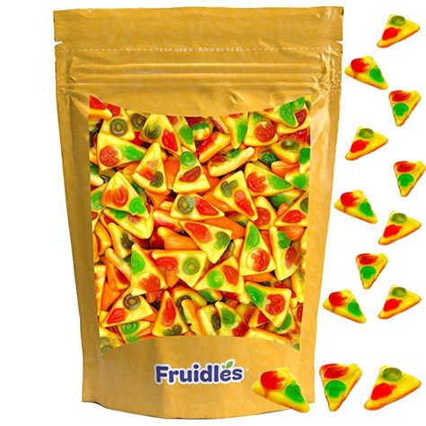 Gummy Pizza, Gummi Candy, Star Pizza, Pizza Food, Sugar Candy, Pizza Slice, Pizza Party, Mixed Fruit, Fruit Flavored