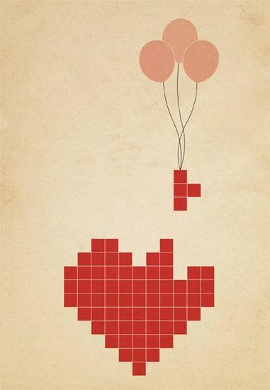 Every once in a while, just the right piece appears at just the right time. Image Pixel Art, Poster Grafico, Pixel Heart, 8bit Art, Gift Season, Art Et Illustration, Art And Illustration, Geek Culture, Valentin Nap