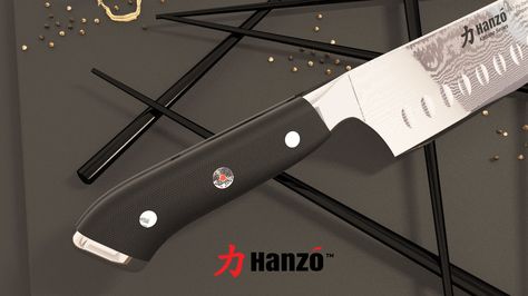 It's not Shun but it's sharper and won't hurt your wallet. Introducing the 7 inch Santoku Knife by Hanzo. It looks great and is easy to hold. Santuko Knife, Great Knife, Santoku Knife, Made Goods, Looks Great, Wallet