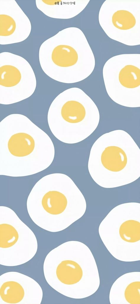 Breakfast Wallpaper, Wallpaper Ideas Phone, Egg Wallpaper, Kind Aesthetic, Food Wallpapers, Fun Aesthetic, Binder Dividers, Foodie Art, Iphone11 Pro