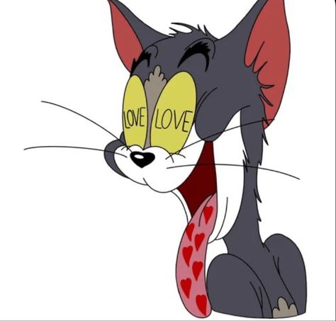 Tom Tattoo, Tom And Jerry Drawing, Tom And Jerry Pictures, Tom And Jerry Wallpapers, Tom Love, Tom And Jerry Cartoon, Frida Art, Cute Doodles Drawings, Diy Canvas Art Painting