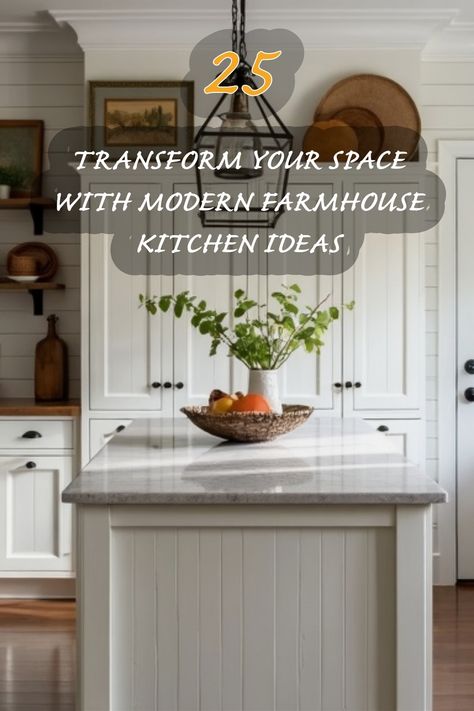 I'm excited to share my collection of modern farmhouse kitchen ideas that seamlessly blend style and functionality. From rustic decor to contemporary finishes, these designs will inspire you to create a warm and inviting space. Explore how a simple color palette and thoughtful details can transform your kitchen into a charming retreat. Farmhouse Kitchen Color Scheme Ideas, Kitchen Color Scheme Ideas, Modern Farmhouse Kitchen Design, Modern Farmhouse Kitchen Ideas, Kitchen Color Scheme, Farmhouse Kitchen Design Ideas, Farmhouse Kitchen Colors, Modern Farmhouse Living, Modern Farmhouse Kitchen