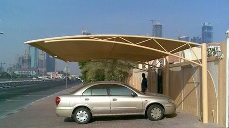 Parking Shed Design, Carport Awning, Shed Roof Design, Garden Sun Shade, Modern Window Grill, Garden Lighting Design, Car Shed, Carport Plans, Pool Shade