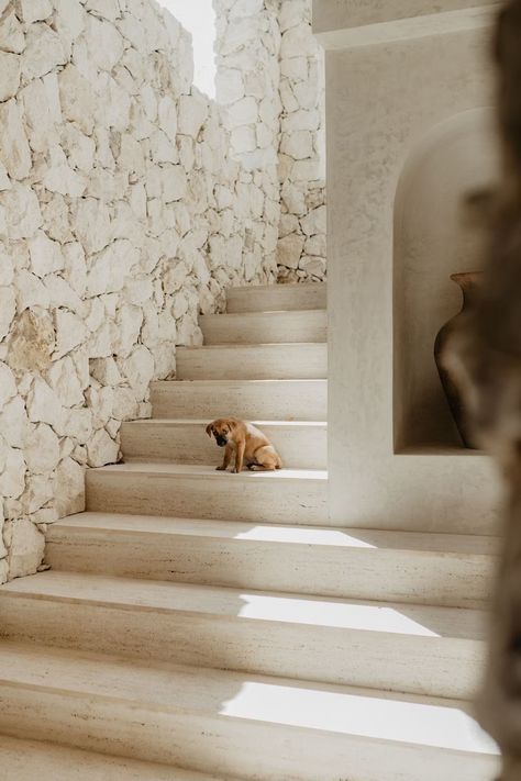 Photo 2 of 47 in Beachy Beige Rules at an Apartment Building in Tulum by Alexander Landsberg - Dwell Home Ideas Kitchen, Mediterranean Interior Design, Home Drawing, Drawing Home, Modern Outdoor Spaces, Mediterranean Interior, Belek, Home Designs, Mediterranean Style