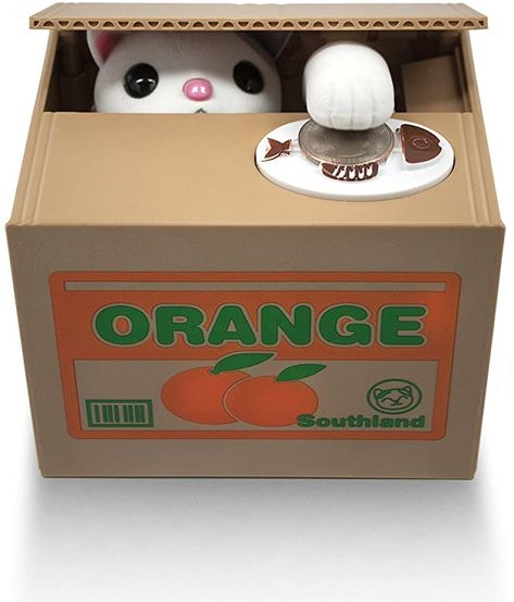 Cat Piggy Bank, Toy Bank, Saving Coins, Money Cat, Money Saving Box, Savings Box, Cat Baby, Money Bank, Cat Box